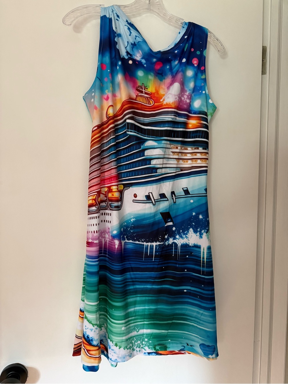 Set of 4 Colorful Sleeveless Sundresses